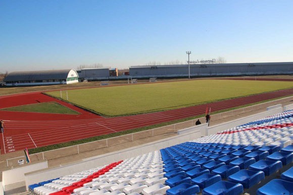 В Тимашевске после капитального ремонта открыли стадион «Колос»