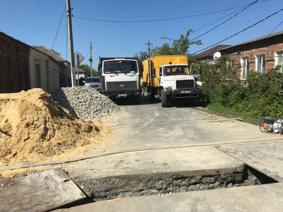 В Новороссийске начались подготовительные работы к ремонту дорог по нацпроекту