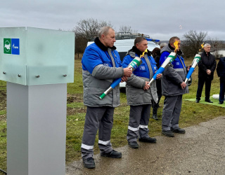 Газ пришёл в хутор Западный Успенского района Газ пришёл в хутор Западный Успенского района