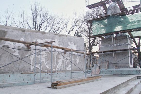 Памятник «Воинам-освободителям» реставрируют в Краснодаре