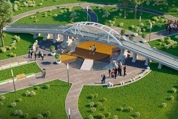В Керчи построят пешеходную копию Крымского моста