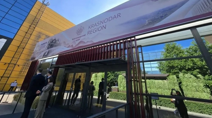 Делегация Краснодара принимает участие в Петербургском международном экономическом форуме