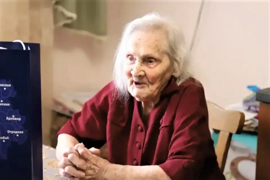 Ветеран из Краснодара отмечает вековой юбилей