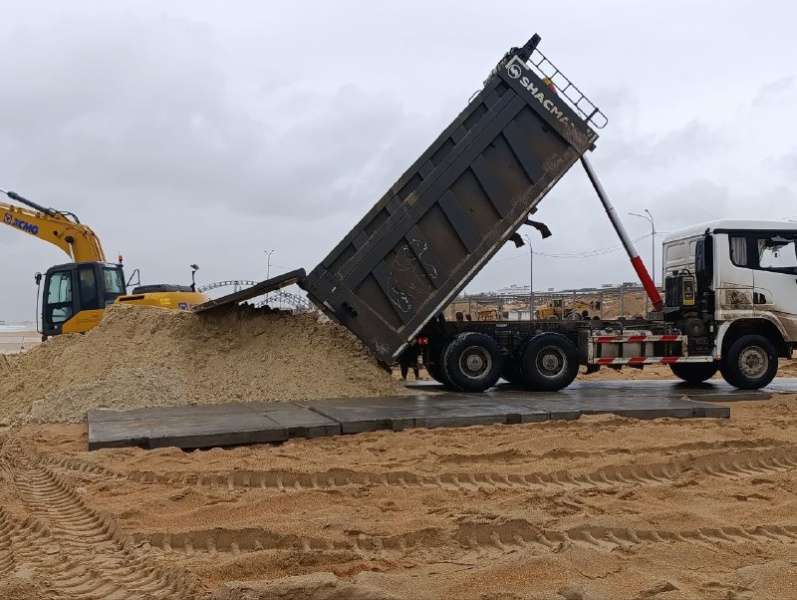 К новому этапу восстановлению пляжей приступили в Анапе