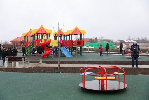Парк в честь 75-летия Великой Победы открыли в Красноармейском районе