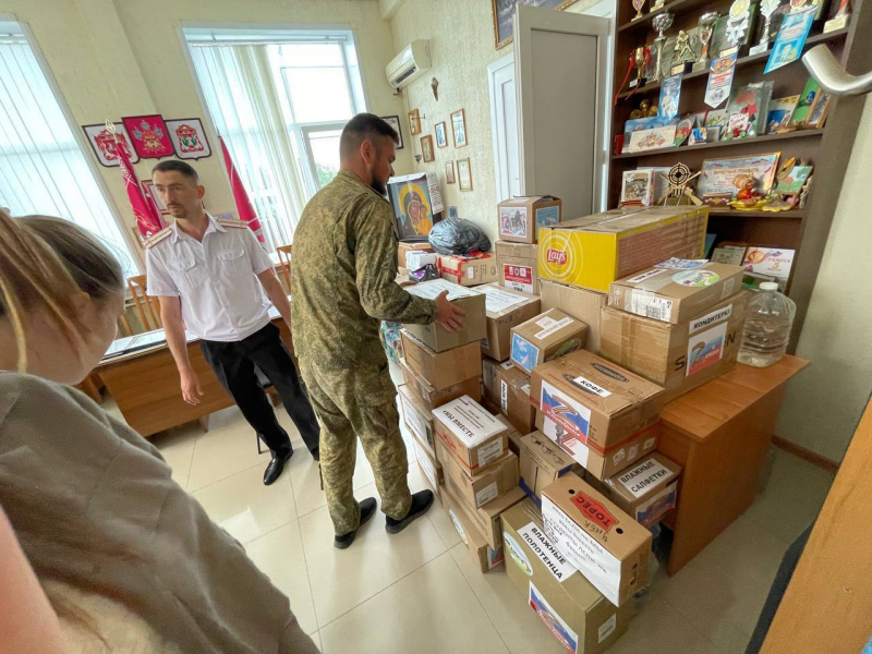 В июле Кубанское казачье войско отправило в зону СВО порядка 100 тонн гуманитарной помощи