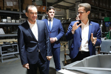 Вениамин Кондратьев посетил производств пищевого оборудования в Динском районе