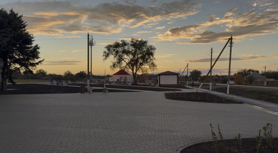 В Крыловском районе появился новый парк