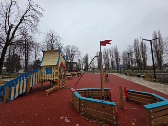 В Динском районе завершили реконструкцию парка