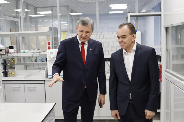 Губернатор Краснодарского края посетил Кубанский госуниверситет