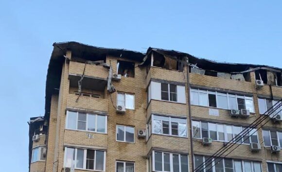 После пожара в доме по ул. Российской в Краснодаре введён локальный режим ЧС