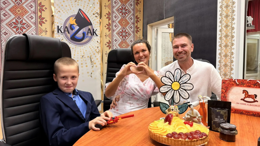 В гостях семья Зубовых