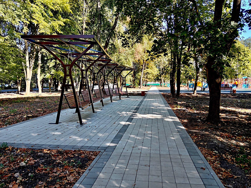 Благоустройство парка завершили в  Староминском районе