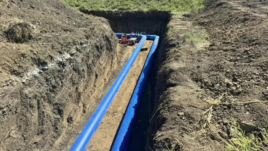 В Ейском районе обновляют систему водоотведения