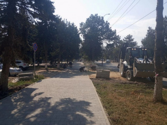 Благоустройство центральной части станицы Староминской