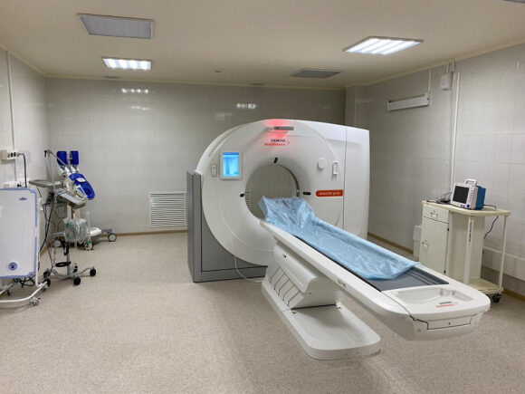 Клиническая детская инфекционная больница получила новый компьютерный томограф