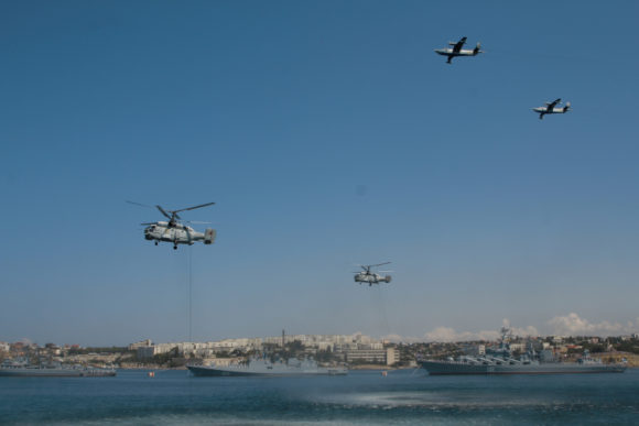 В праздновании Дня ВМФ в Севастополе примут участие около 40 самолётов и вертолётов