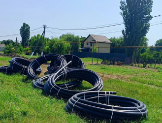 Водопровод обновляют в Славянском районе Водопровод обновляют в Славянском районе