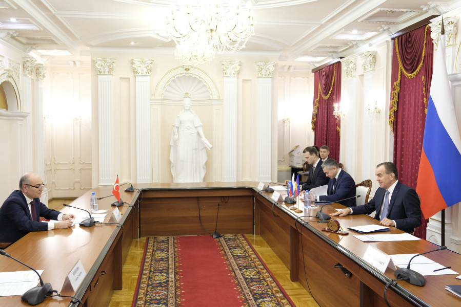 Вениамин Кондратьев: Краснодарский край готов развивать взаимовыгодные партнерские отношения с Турцией