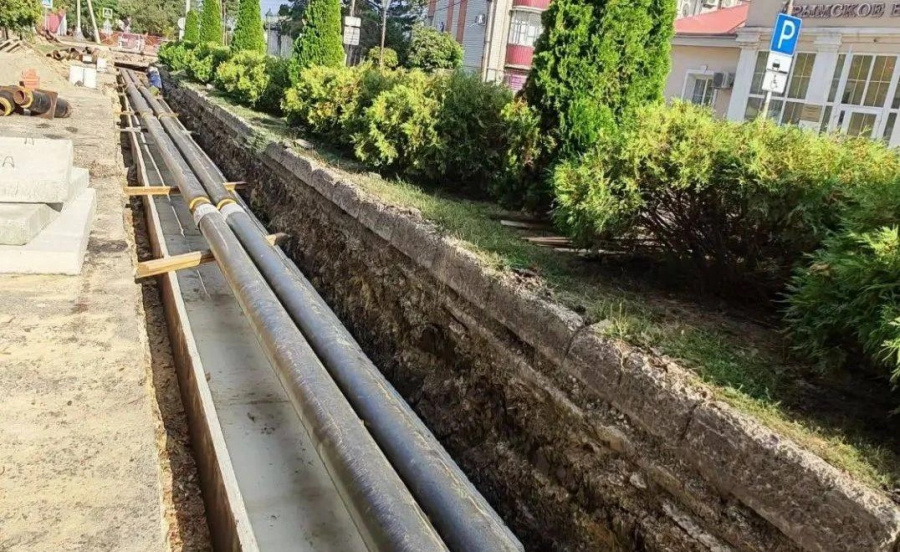 Теплосети в Крымске обновили к отопительному сезону