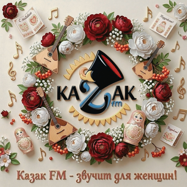 8 марта Казак FM - звучит для женщин!