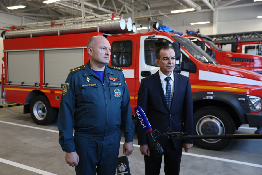 Под Геленджиком открылась новая пожарно‑спасательная часть