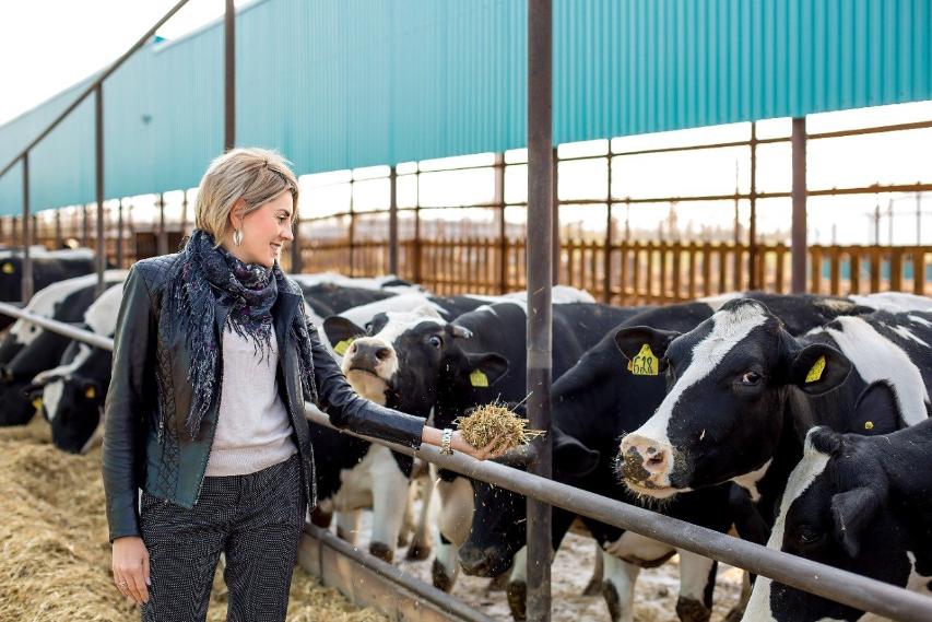 Ирина Казанина – занимается молочным животноводством в Краснодаре