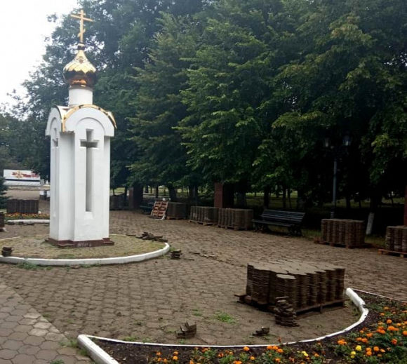 В Белореченске началась реконструкция парка Победы