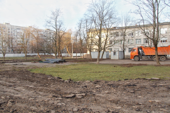 В Краснодаре начали строить новый корпус к школе № 46 в мкр Гидростроителей