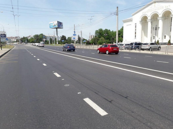 В рамках нацпроекта в Краснодаре завершены дорожные работы на шести улицах
