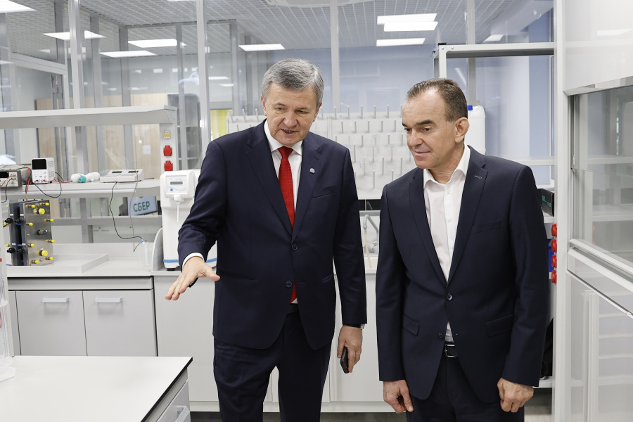 Губернатор Краснодарского края посетил Кубанский госуниверситет
