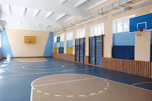 В Тихорецком районе открыли новый школьный спортзал