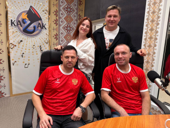 Звёзды российского футбола стали гостями утреннего шоу на КАЗАК FM Звёзды российского футбола стали гостями утреннего шоу на КАЗАК FM