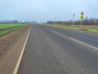 Ремонт дороги Армавир – Курганинск идёт с опережением графика