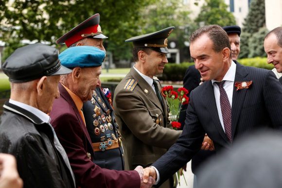 Вениамин Кондратьев поздравил жителей региона с 76-й годовщиной освобождения Кубани от немецко-фашистских захватчиков