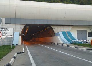 В Сочи начался ремонт Мамайского тоннеля